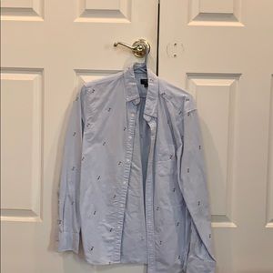 J. Crew Oxford Long Sleeve Button Down